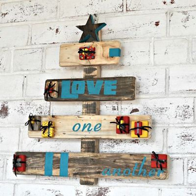 Manualidades-para-Navidad-árboles-de-Navidad-originales-con-palets-211