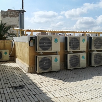 Instalación de máquinas de aire acondicionado