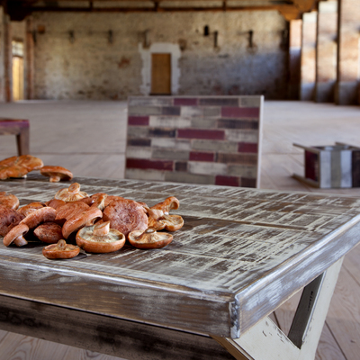 Mesas estilo rústico