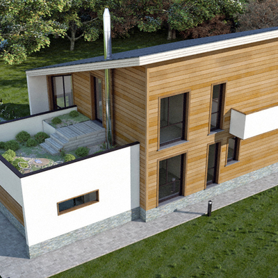 MH140 Casa de Madera Bioclimática