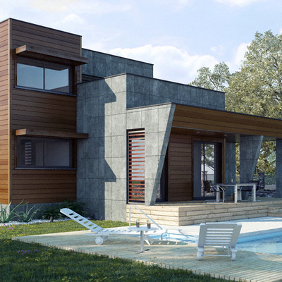 MH147 Casa de Madera Biolimática