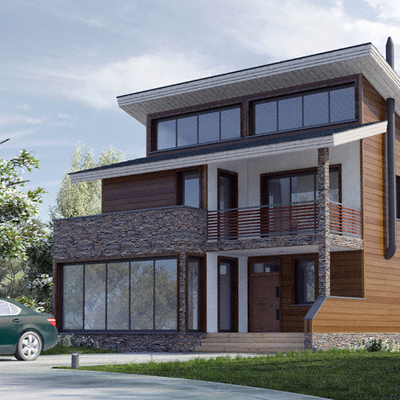 MH228 Casa de Madera Bioclimática