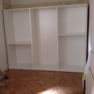 Frente de armario y módulo interior en Madrid