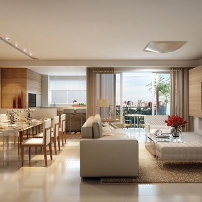 Montage de un gran panel