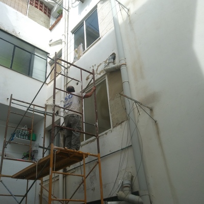 Pintado de deslunados con equipos Airless