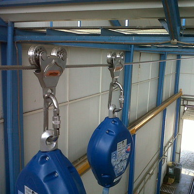 MONTAJE DE LINEA DE VIDA EN INSTALACIONES DE ADIF HORNACHUELOS 