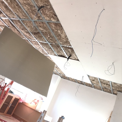 Falso techo en vivienda