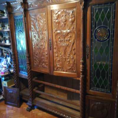 Desmontaje y montaje mueble antiguo