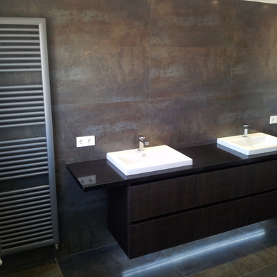 mueble de diseño a medida y radiador de diseño