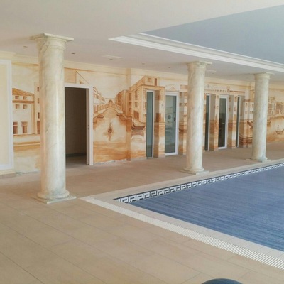 Mural Venecia. Realizado en Altea Hills