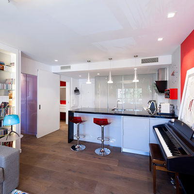 Cocina abierta a salón