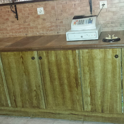 Imitacion madera en puertas