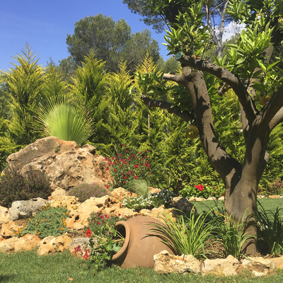 Jardín Rústico en Lloret de Mar