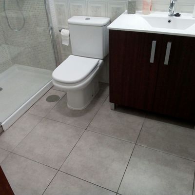 Nuevo mueble y lavabo.