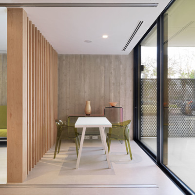 Comedor tras celosía