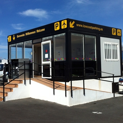 CONJUNTO MODULAR ACRISTALADO OFICINA VENTAS