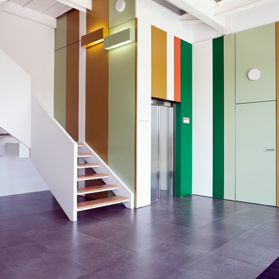 Construcción Oficinas en nave industrial Bastos Medical