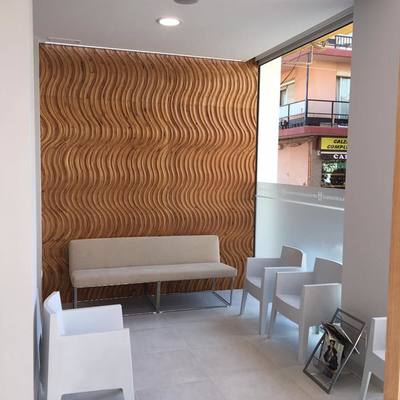 Panel de madera lacado