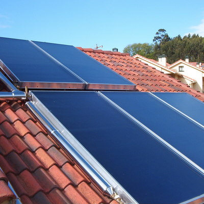Paneles de energía solar térmica