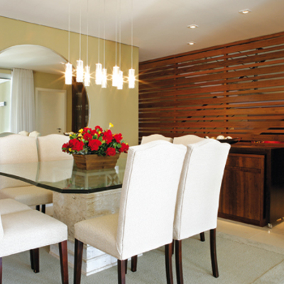 Pared en madera vazada