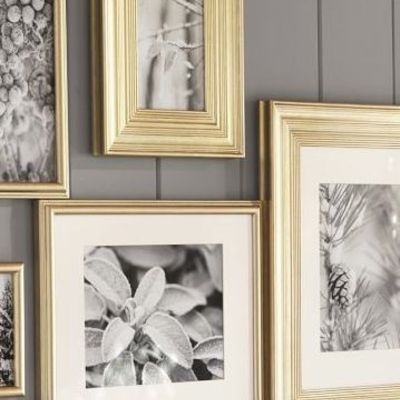 combinación marcos dorados