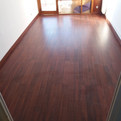 Suelo de parket en un piso