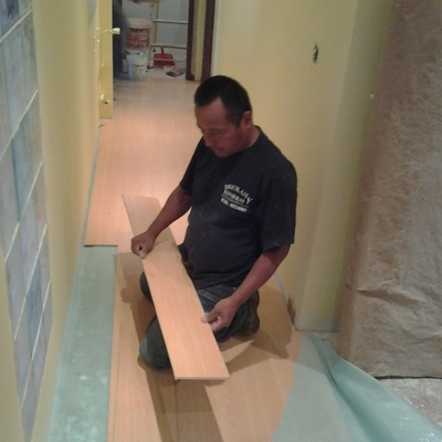 Tarimas flotantes en La Rioja