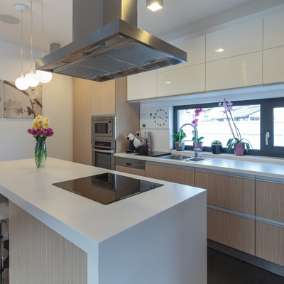 Parte de la cocina sin alicatar