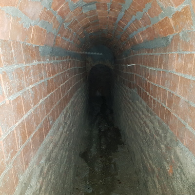 Obra en pozo y galería hundida  paseo de la Habana 204bis