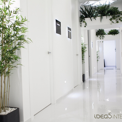 Pasillo de la Clínica de Injertos capilares.