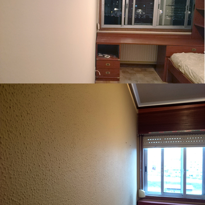 Pasteado y pintado de piso
