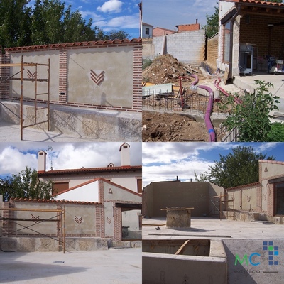 Acondicionamiento de zona exterior de una vivienda unifamiliar