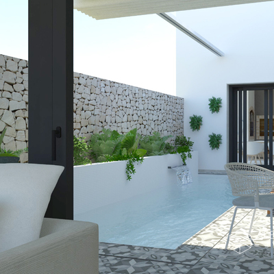 Proyecto de Diseño Interior para reforma integral de casa de pueblo en Bétera. Estudio de Interiorismo Alberto Navarro Arquitectura Interior.