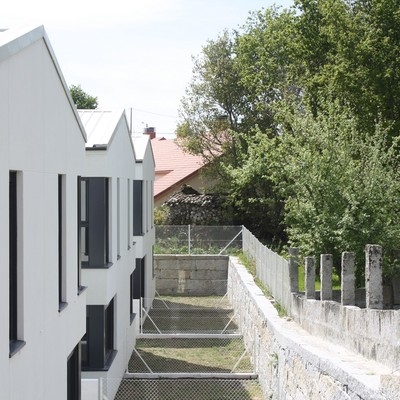 Patios traseros de las viviendas