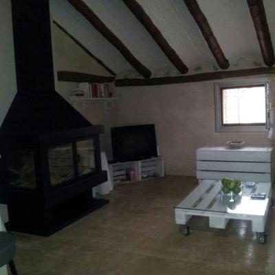 Pavimento Continuo de Yeso en rehabilitacion de vivienda unifamiliar