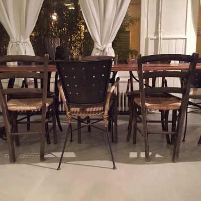 Pavimento continuo salon vintage