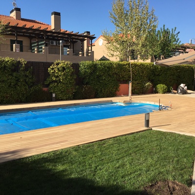 Pavimento lijado y restaurado