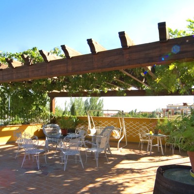 Pérgola de madera 