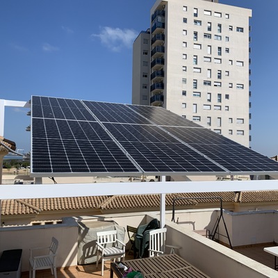Pérgola solar de 3KW en San Fernando