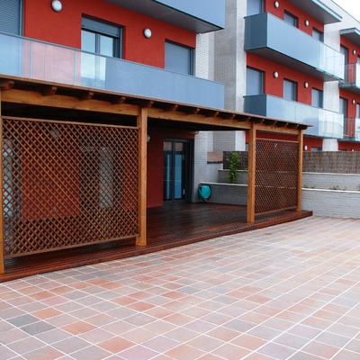 Pérgola terminada