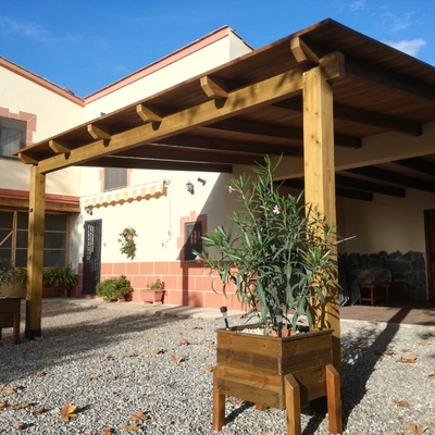 Pergolas de madera
