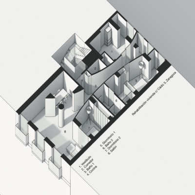 Rehabilitación 1 vivienda Zaragoza