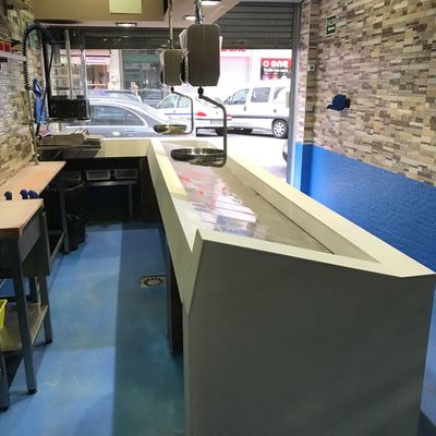 Platos de ducha, encimeras y lavabos