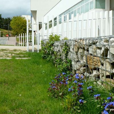 Jardín en la Universidad de A Coruña