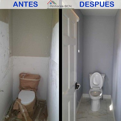Pintar cuarto de baño