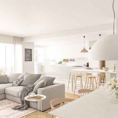 Pintura en salón cocina