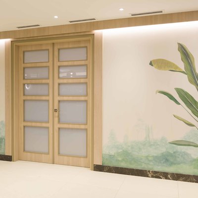 Pintura mural de restaurante Aguas Blanquillas