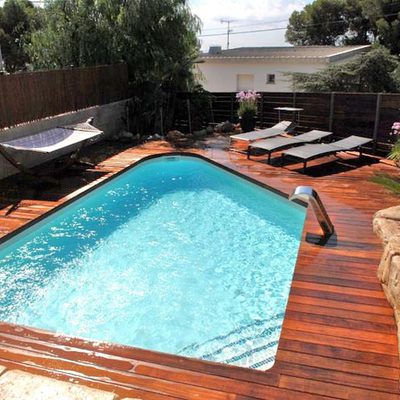 PISCINA + CORONAMIENTO TARIMA DE EXTERIOR