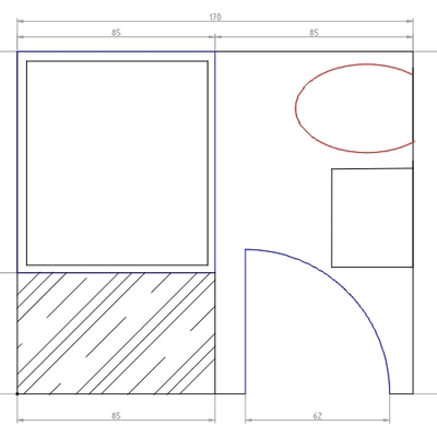 Reforma integral baño de 2 m2