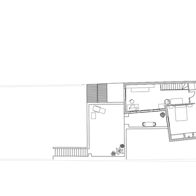 Plano distribución planta alta